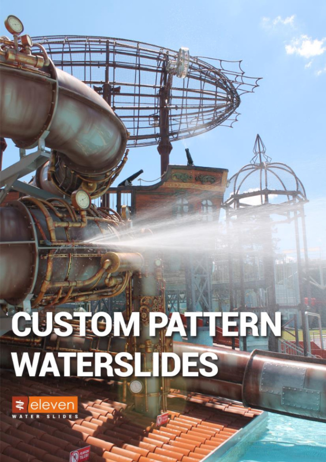 Custom pattern water slides
