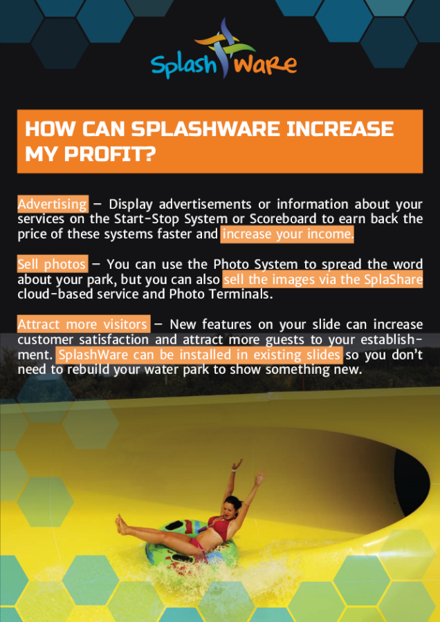 SplashWare flyer